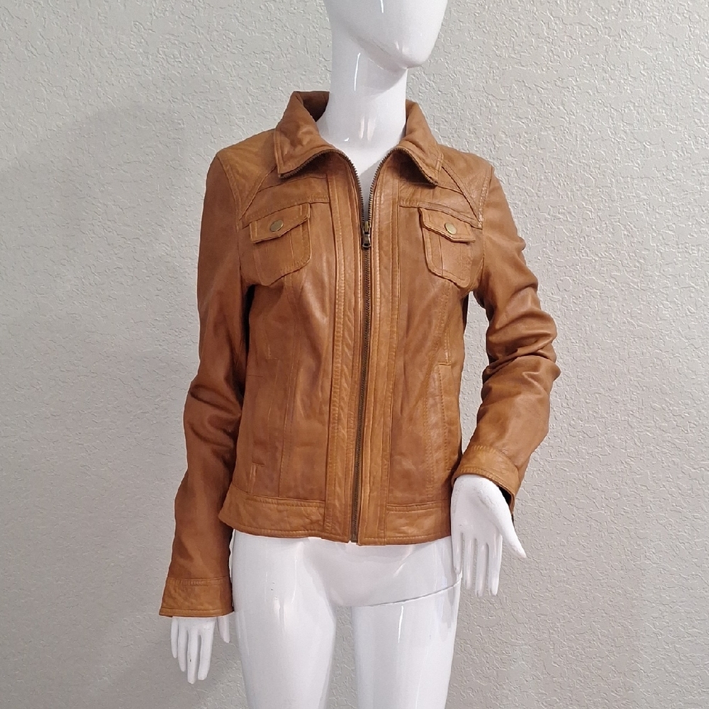 Black Rivet Leather Jacket